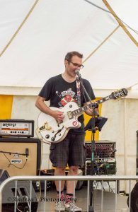 Those Deadbeat Cats at North Walsham Funday 2018 - Wayne Beauchamp on Guitar