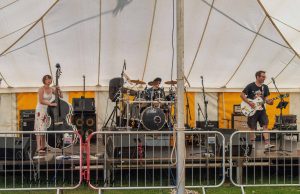 Those Deadbeat Cats at North Walsham Funday 2018 with Karen Beauchamp on bass