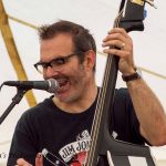 Those Deadbeat Cats at North Walsham Funday 2018 - Wayne Beauchamp on slap bass