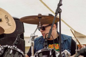 Those Deadbeat Cats at North Walsham Funday 2018 - Daryl Blyth on drums