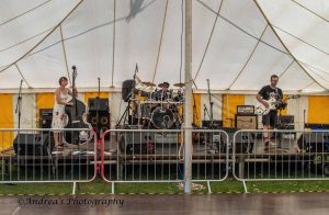 Those Deadbeat Cats at North Walsham Funday 2018 with Karen Beauchamp on bass