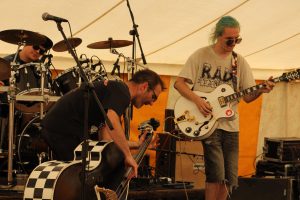 Those Deadbeat Cats at North Walsham Funday 2018 with Matt Beauchamp on Guitar