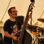 Those Deadbeat Cats at North Walsham Funday 2018 - Wayne Beauchamp on Slap Bass