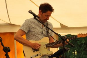 Those Deadbeat Cats at North Walsham Funday 2018 - Ron Sayer on guitar
