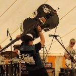 Those Deadbeat Cats at North Walsham Funday 2018 - Daryl Blyth on Slap Bass