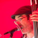 Those Deadbeat Cats playing some rockabilly in North Walsham. Wayne on Slap Bass.