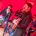 Those Deadbeat Cats playing some rockabilly in North Walsham.