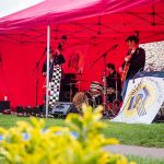 Those Deadbeat Cats playing some rockabilly in North Walsham.
