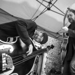Those Deadbeat Cats playing some rockabilly in North Walsham.
