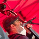 Those Deadbeat Cats playing some rockabilly in North Walsham. Wayne on slap bass.