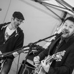 Those Deadbeat Cats playing some rockabilly in North Walsham.