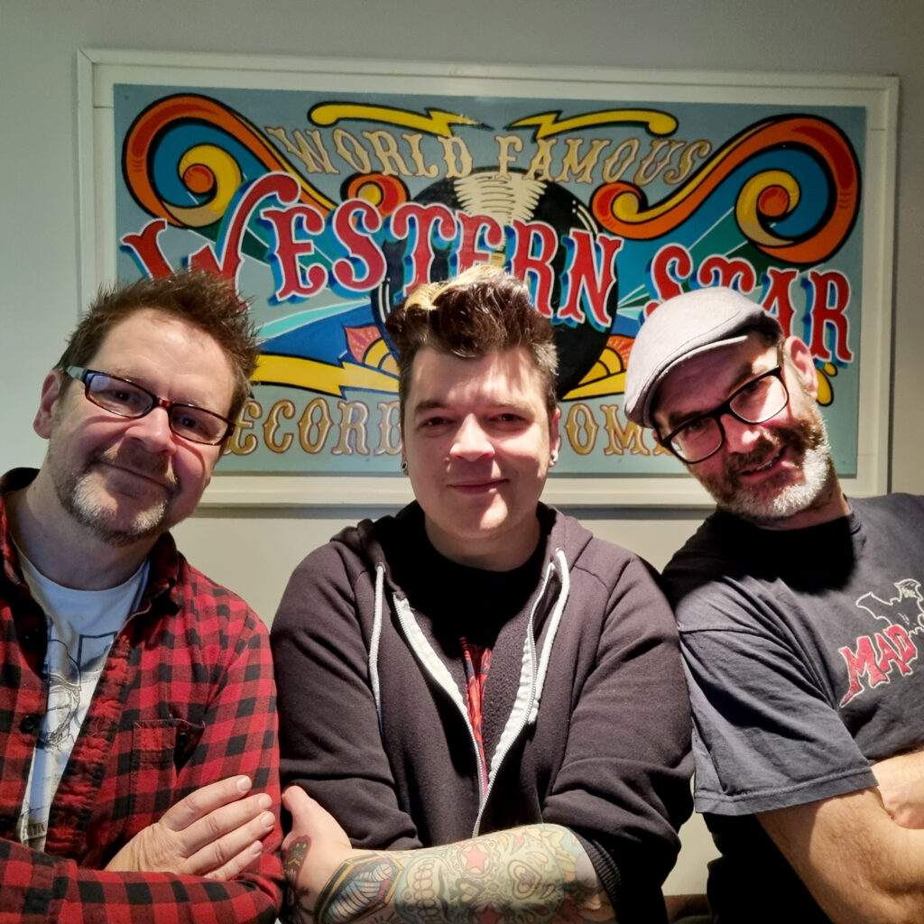 Ron, Daryl and Wayne at Western Star studio in Somerset.
