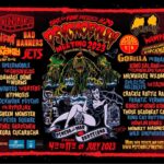 Psychobilly Meeting 2023 Festival in Pineda de Mar, Barcelona, Spain.