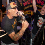 Those deadbeat Cats joined by Pip Hancox from The Guana Batz at the Psychobilly Meeting - Pineda-de-mar Spain 2023