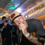 Those deadbeat Cats joined by Pip Hancox from The Guana Batz at the Psychobilly Meeting - Pineda-de-mar Spain 2023