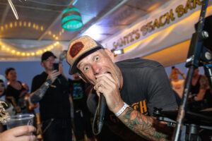 Those deadbeat Cats joined by Pip Hancox from The Guana Batz at the Psychobilly Meeting - Pineda-de-mar Spain 2023