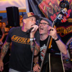 Those deadbeat Cats joined by Pip Hancox from The Guana Batz at the Psychobilly Meeting - Pineda-de-mar Spain 2023