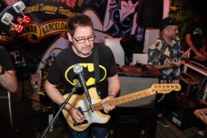 Ron on guitar at the Psychobilly Meeting - Pineda-de-mar Spain 2023