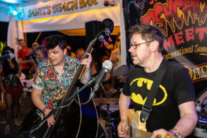 Daryl up front on Slap Bass at the Psychobilly Meeting - Pineda-de-mar Spain 2023