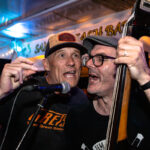 Those deadbeat Cats joined by Pip Hancox from The Guana Batz at the Psychobilly Meeting - Pineda-de-mar Spain 2023