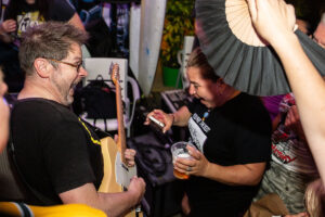 Ron rockin' out on the guitar at the Psychobilly Meeting - Pineda-de-mar Spain 2023