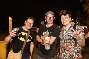 Ron, Daryl and Wayne at the Psychobilly Meeting - Pineda-de-mar Spain 2023