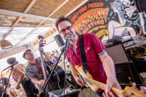 Those Deadbeat Cats rockin' out at the Psychobilly Meeting - Pineda-de-mar Spain 2023