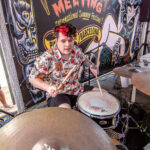 Daryl on drums at the Psychobilly Meeting - Pineda-de-mar Spain 2023