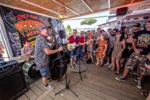 Those Deadbeat Cats rockin' out at the Psychobilly Meeting - Pineda-de-mar Spain 2023
