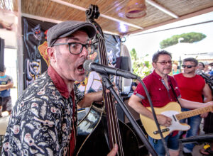 Those Deadbeat Cats rockin' out at the Psychobilly Meeting - Pineda-de-mar Spain 2023