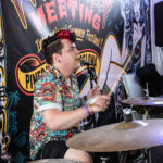Daryl on drums at the Psychobilly Meeting - Pineda-de-mar Spain 2023